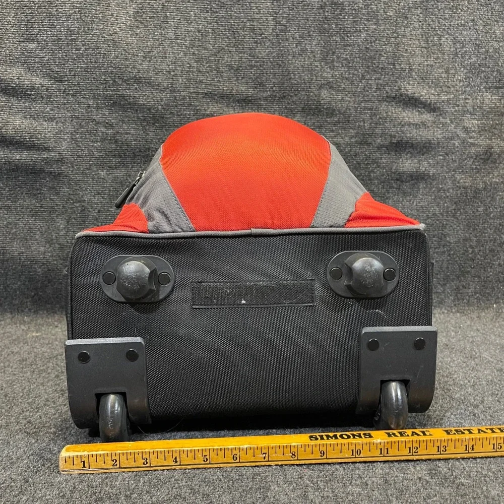 Samsonite TC-10‎ Black Grey Red Wheeled Rolling Backpack Travel Laptop Bag 3898